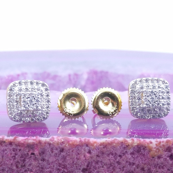 925 Bi-Color Square - Picture 8 of 9